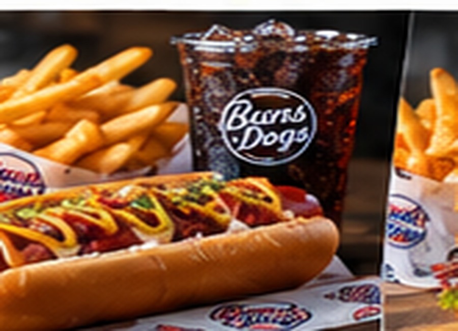 Dog Combo with hot dog fries and fountain drink