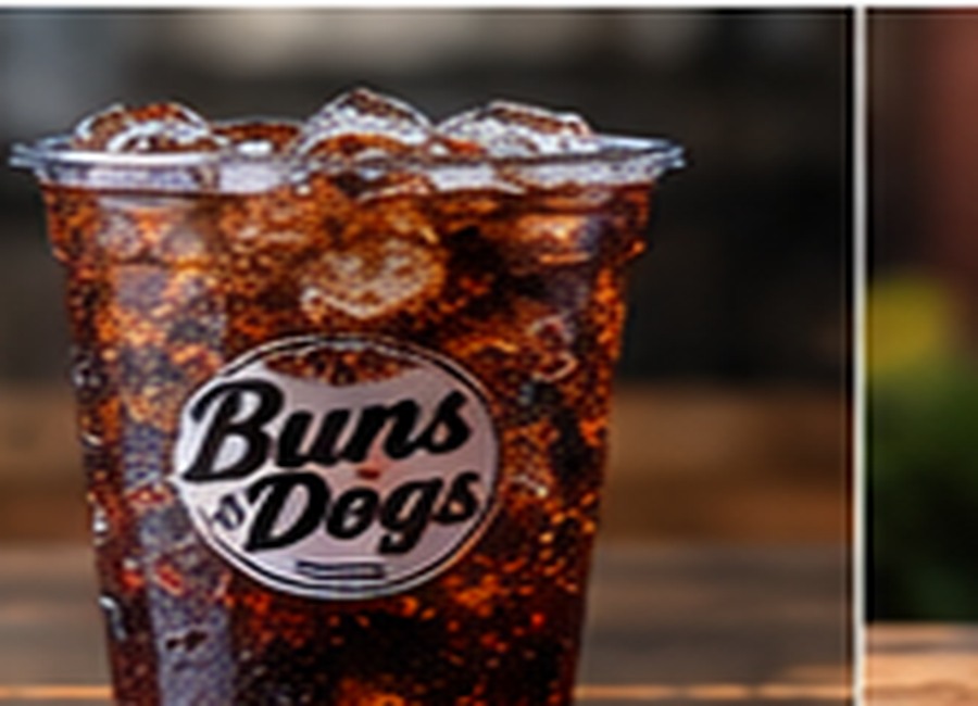 Fountain soda over ice