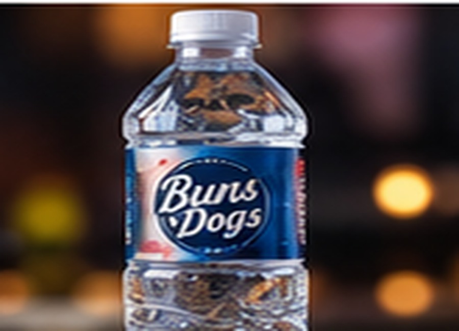 Cold bottled water